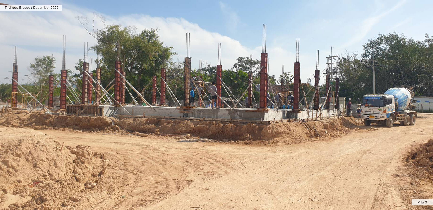 Early stage construction of a Trichada Breeze, Dec 2022