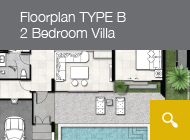 Trichada Type B 2 bedroom Villa floor plan